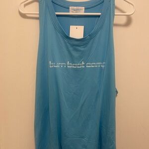 Women's Blue Burn boot camp tank size xxl